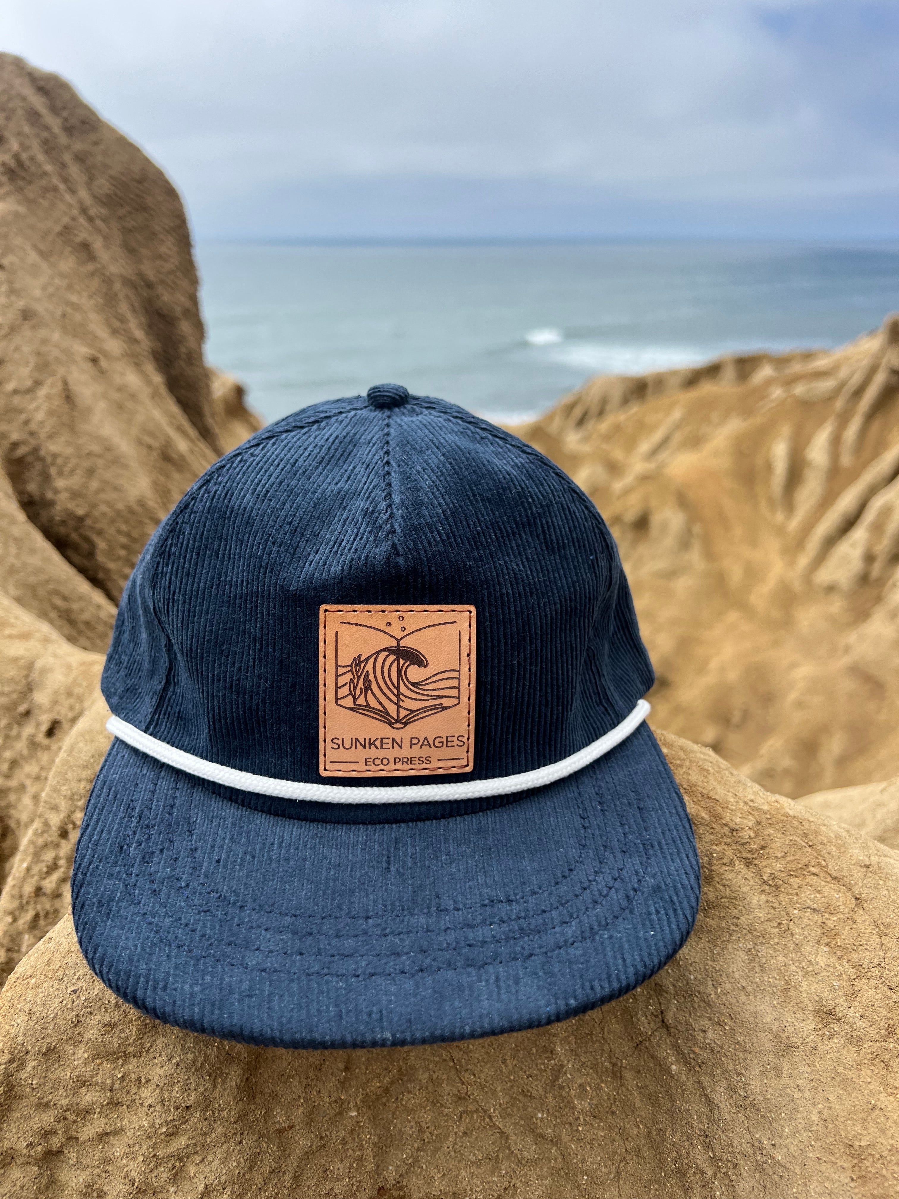 Sunken Pages Eco Press Hemp Corduroy Hats