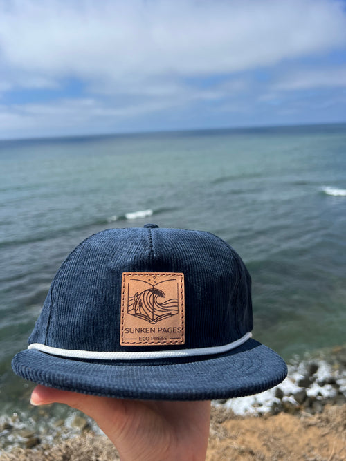 Sunken Pages Eco Press Hemp Corduroy Hats
