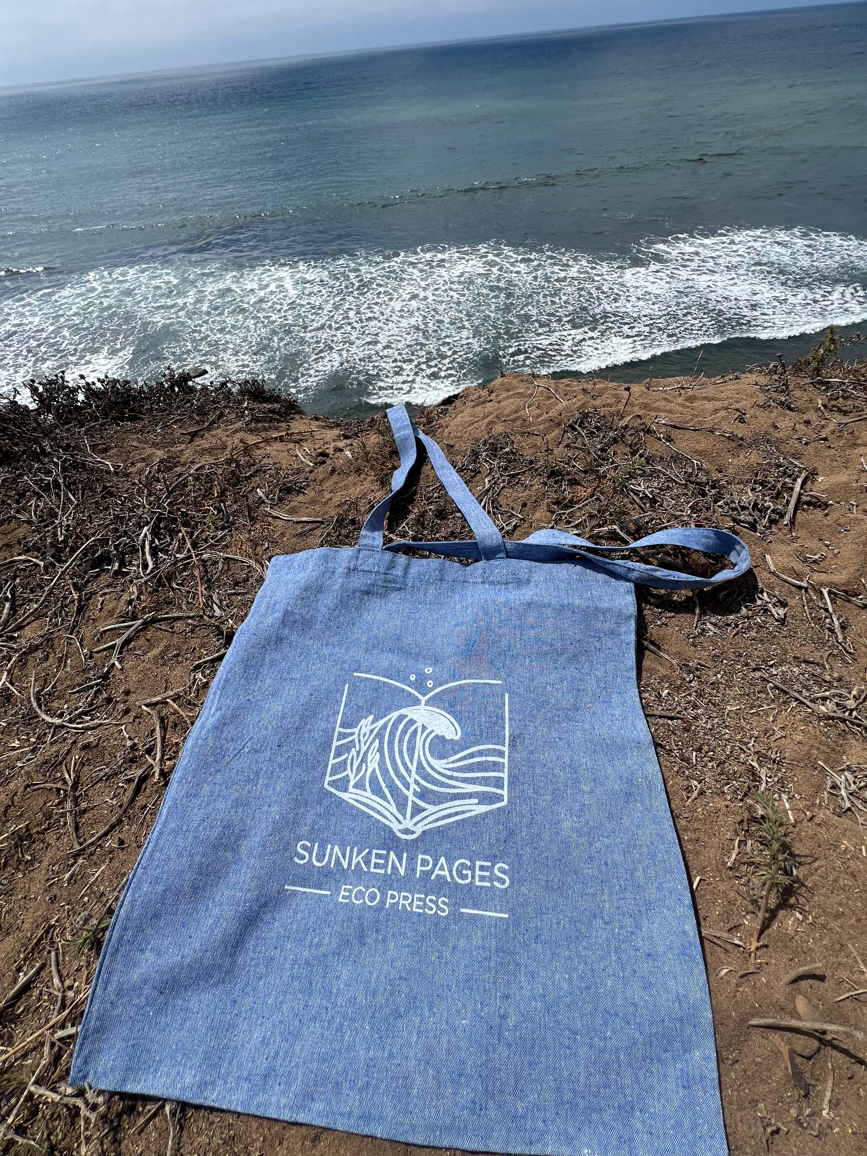 Sunken Pages Eco Press Recycled Cotton Tote